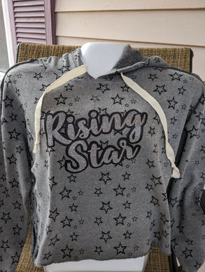 Starry Cropped Hoodie