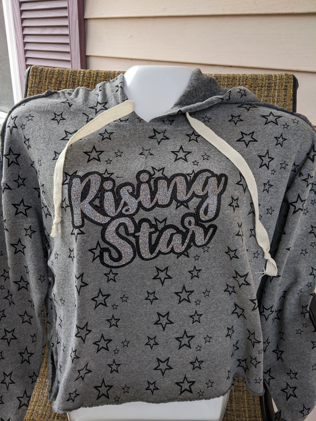 Starry Cropped Hoodie