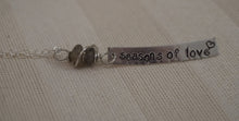 Vertical Crystal Quote Necklaces