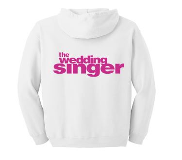 The Wedding Singer - Pink NON Glitter on White