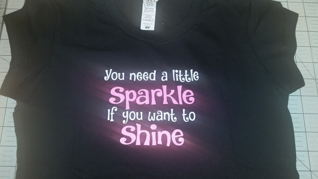 You Need A Little Sparkle - Girls T-Shirt